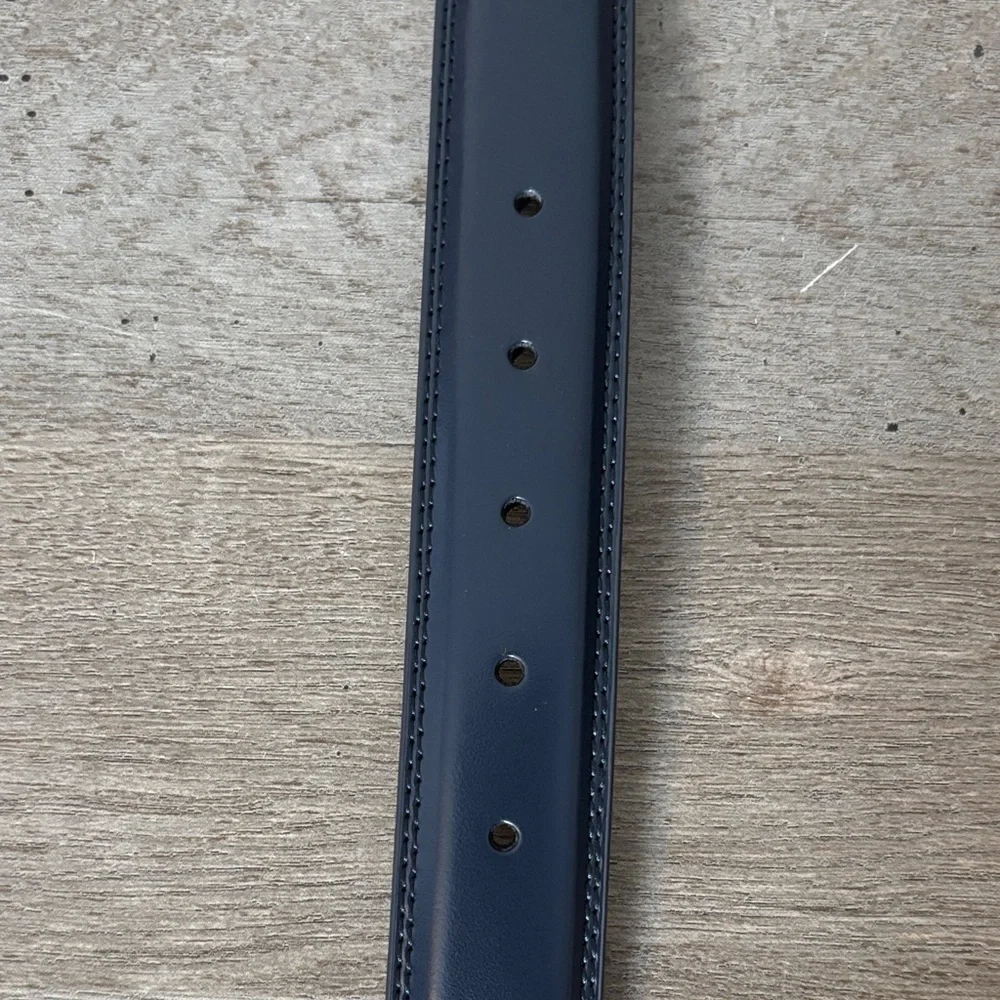 PX Size 30 Men's Navy Leather Belt